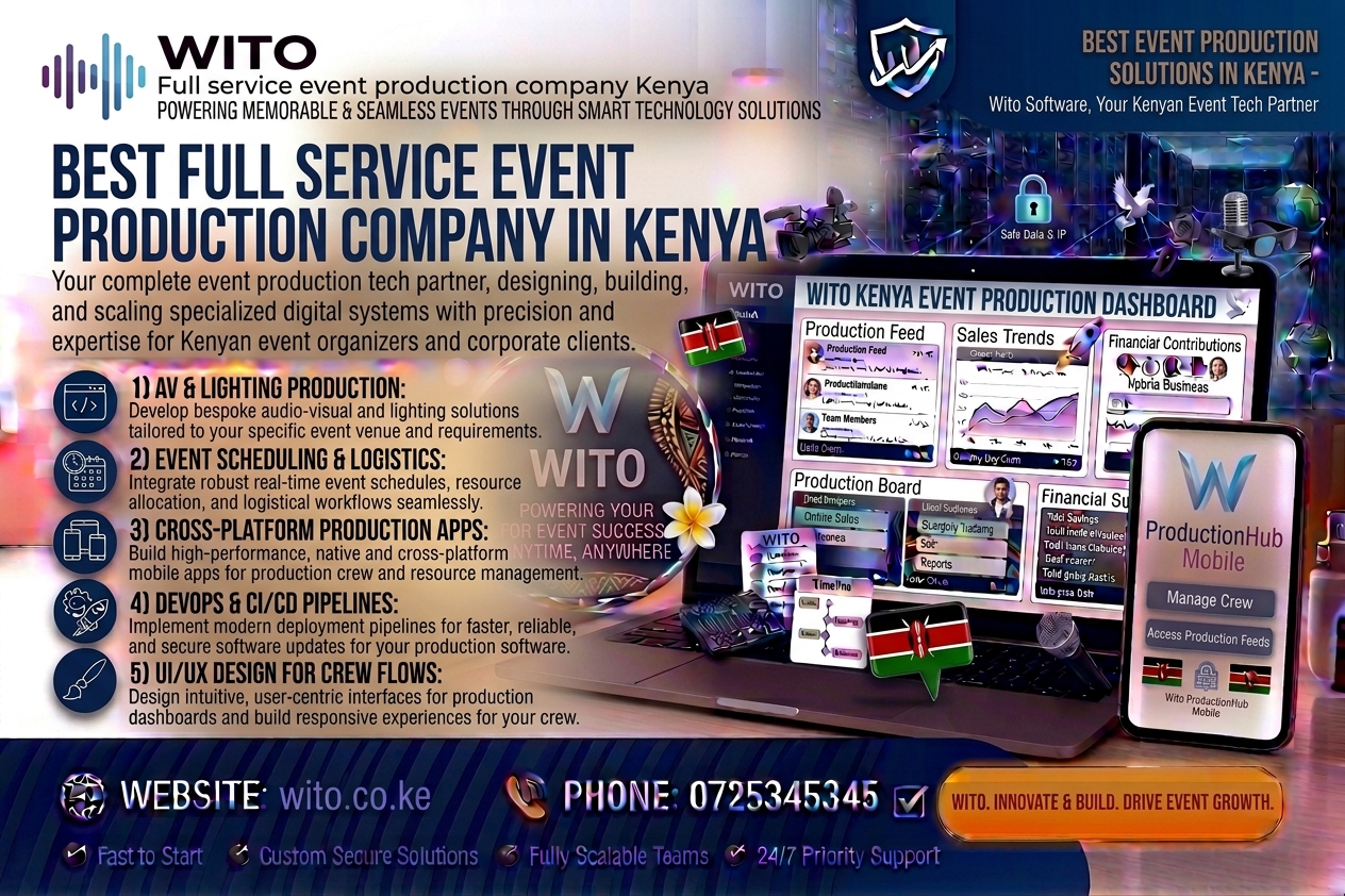 Full service event production company in Kenya